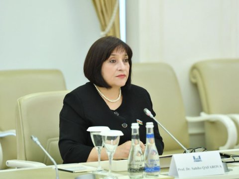 Sahibə Qafarova Ana Cumaliyeva ilə görüşüb