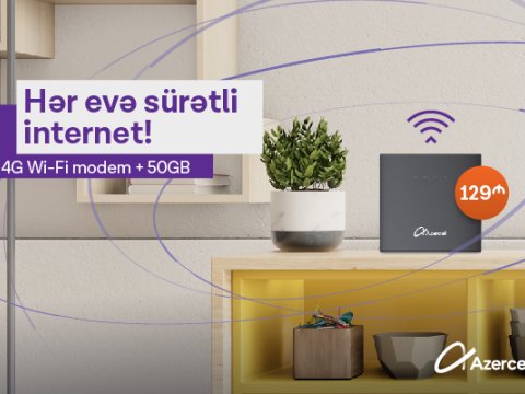 Azercell-dən yeni Wi-Fi kampaniyası!