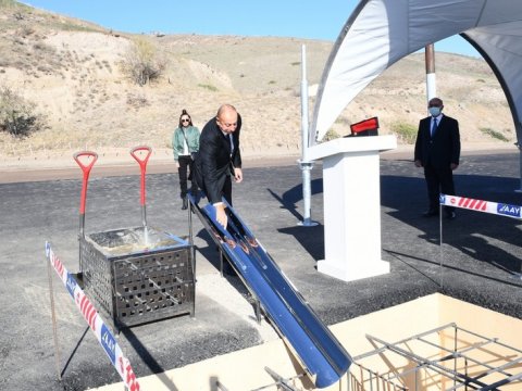 Xanlıq-Qubadlı yolunun təməli qoyuldu - YENİLƏNİB