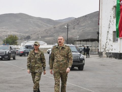 Prezidentlə xanımı QUBADLIDA