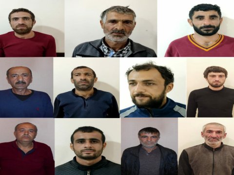 Polis Lənkəranda əməliyyat keçirdi - 11 nəfər saxlanıldı
