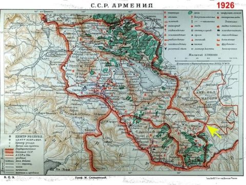 Ermənilər delimitasiya üçün saxta xəritə irəli sürdü - FOTO