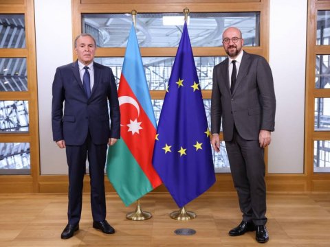 Şarl Mişelə Qarabağdakı bərpa işləri barədə məlumat verildi