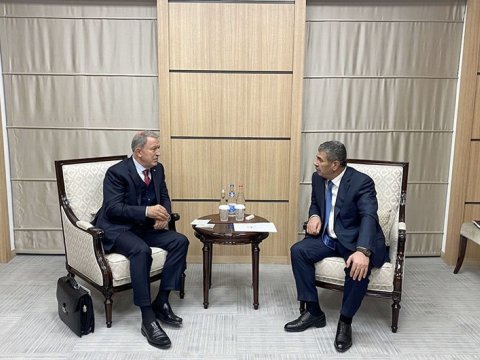 Zakir Həsənov Hulusi Akarla görüşüb