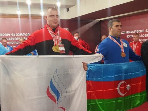 Azərbaycan pauerliftinqçisi Avropa üçüncüsü oldu