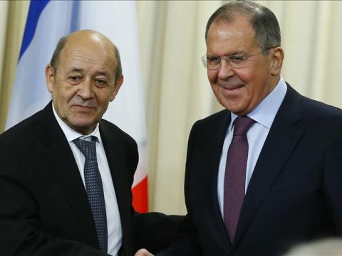 Lavrov fransalı həmkarı ilə görüşdü