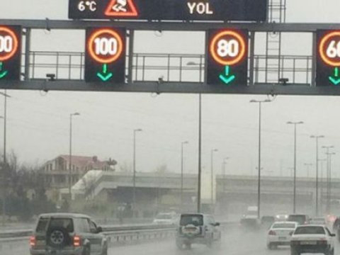 Yağış XƏBƏRDARLIĞI - sürət həddi endirildi