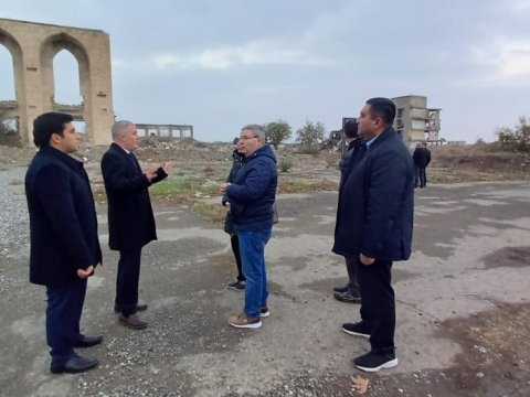 Braziliya senatoru Gəncə və Ağdamda - FOTO