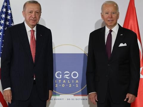 Ərdoğan-Bayden görüşü başladı