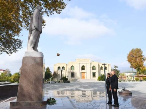 Prezident və birinci xanım İsmayıllıda...