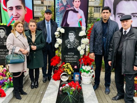 ADU-nun kollektivi şəhidin anım mərasimində