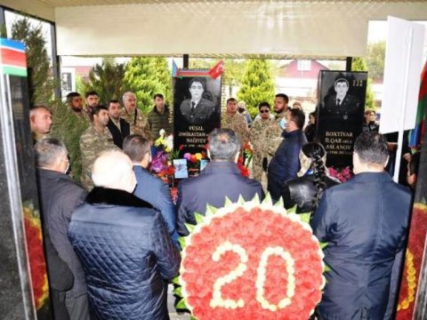 Şəhid Vüsal Nağıyevin ildönümü - FOTOLAR