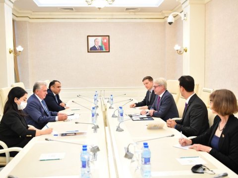 Fəzail İbrahimli almaniyalı deputatla görüşdü