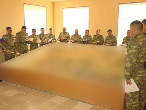 Naxçıvanda komanda-qərargah təlimi davam edir - VİDEO