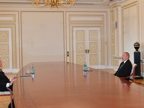 İlham Əliyev Viktor Yuşşenkonu qəbul edib