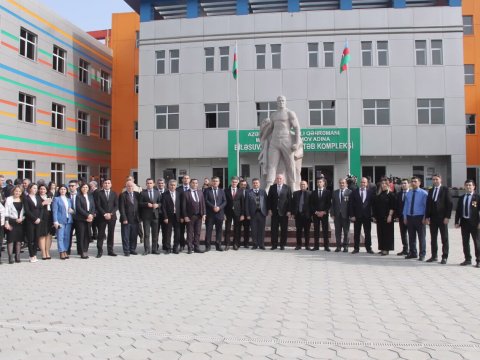 Mübariz İbrahimov adına Kompleksdə Zəfər Günü 