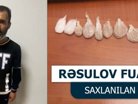 Narkotik satan taksi sürücüsü saxlanıldı