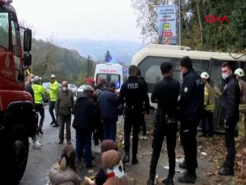 İstanbulda ağır yol qəzası
