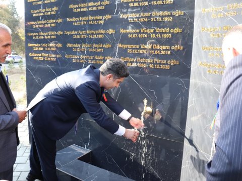 Memorial Abidə bulaq kompleksinin açılışı