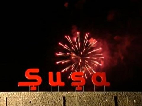Şuşada atəşfəşanlıq - VİDEO