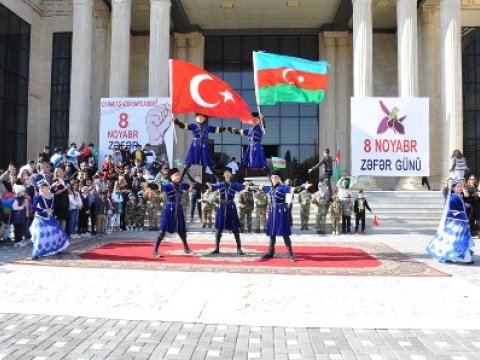 Goranboyda  Zəfər Günü tədbiri  - FOTOLAR
