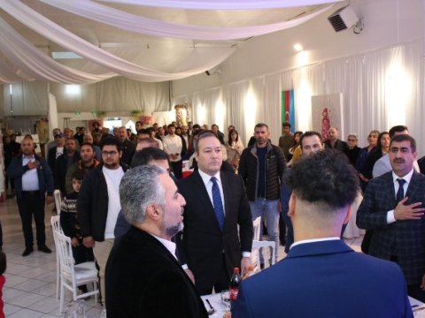 Strasburqda Zəfər Günü təntənəsi - FOTO