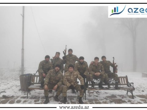 “Müəllimin cəbhə gündəliyi” - “Qələbə xəbərini Şuşada qeyd etdik” - FOTOLAR