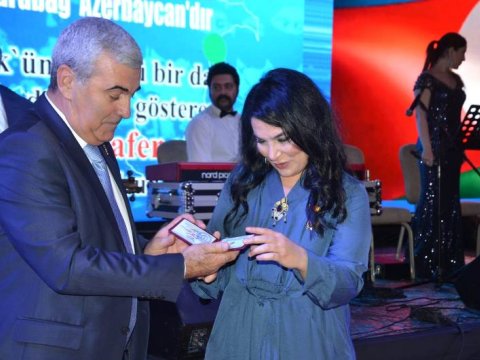 Sevil Nuriyeva mükafatlandırıldı  