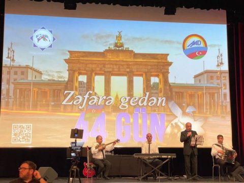 Berlində “Zəfərə gedən 44 gün” adlı tədbir keçirilib