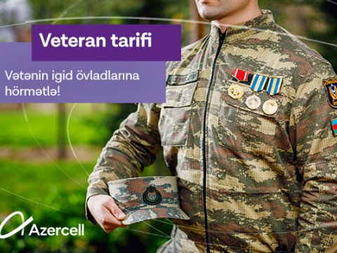 Azercell-dən qazilərimiz üçün “Veteran tarifi”
