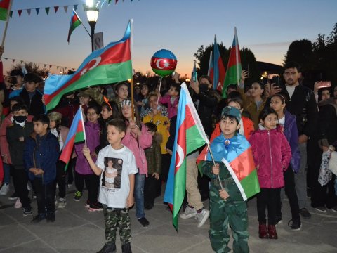 Füzulidə 8 Noyabr təntənəsi...