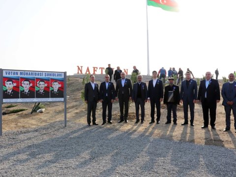 Naftalanda Zəfər Günü - FOTO