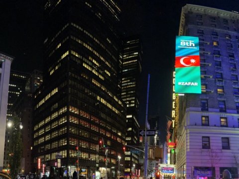 “Times” meydanında Azərbaycanla bağlı AKSİYA