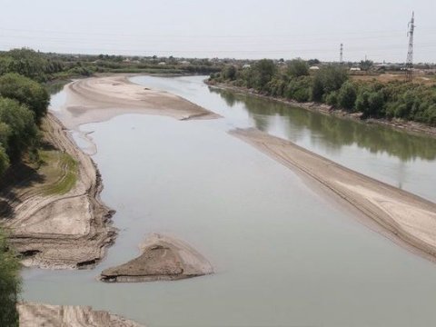 Bəzi çaylarda suyun səviyyəsi azalıb