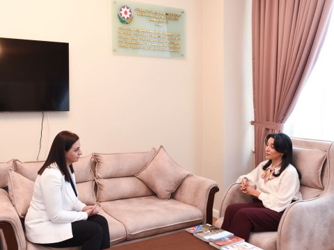 Ombudsman “Yüksəliş”in qalibi ilə görüşdü