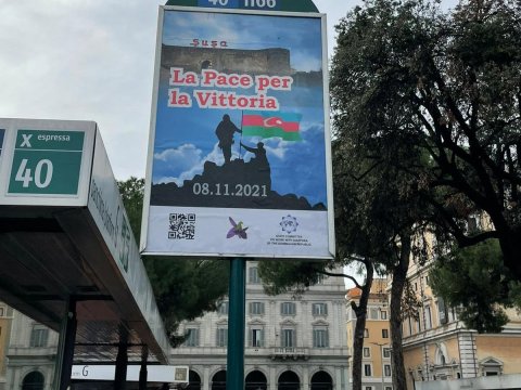 Romada Zəfər Günü aksiyası - FOTO