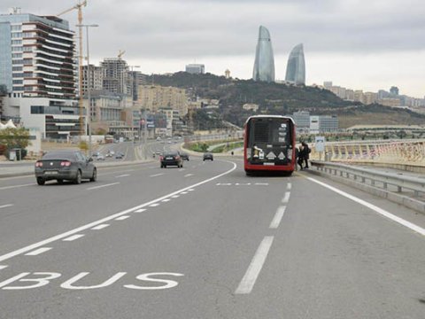 Avtobus zolaqlarının tələblərini pozanlar - VİDEO
