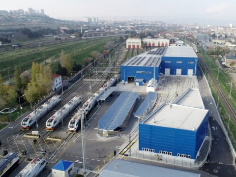 Biləcəri lokomotiv deposunda günəş enerjisindən istifadə ediləcək