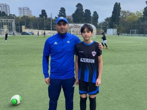 Polad Həşimovun oğlu bu futbol klubunda oynayır - FOTO