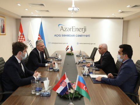Baba Rzayev Xorvatiya səfiri ilə görüşüb