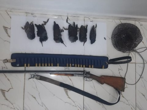 Qanunsuz ov edənlərin tüfəngləri əllərindən alındı