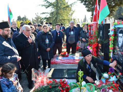 Vətən müharibəsi şəhidi Elnur Məmmədov anılıb