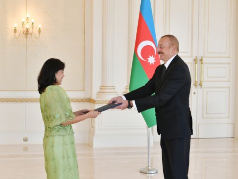 Prezident Filippin səfirinin etimadnaməsini qəbul edib