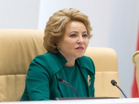 Matviyenko yenidən sədr seçildi