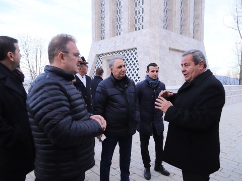 Baş prokurorlar Füzuli və Şuşada - FOTOLAR