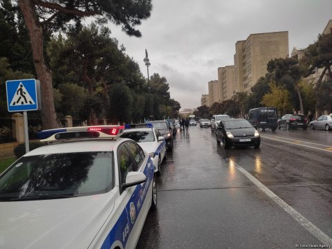 Bakıda Vətən müharibəsi qazilərinin avtoyürüşü keçirilib - FOTOLAR