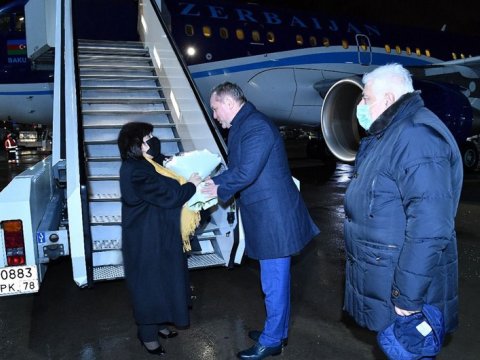 Sahibə Qafarova Rusiyada səfərdədir - FOTO