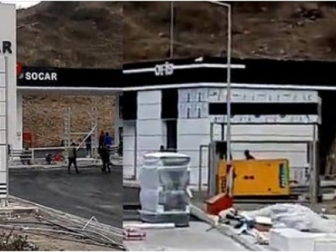 SOCAR Gorus-Qafan yolunda yanacaqdoldurma məntəqəsi TİKDİ - VİDEO  