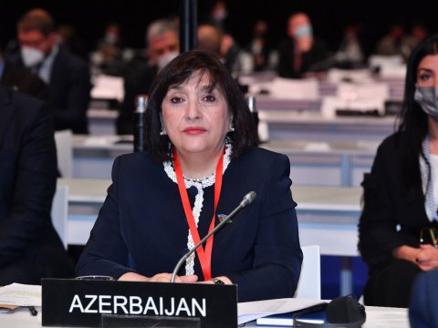 Sahibə Qafarova Parlamentlərarası İttifaqın 143-cü Assambleyasında - FOTOLAR  