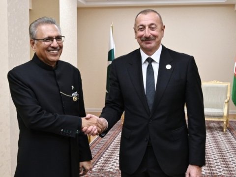 Pakistan prezidenti İlham Əliyevi təbrik etdi